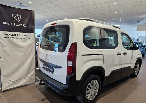Peugeot Rifter cena 71900 przebieg: 103628, rok produkcji 2019 z Koluszki małe 154